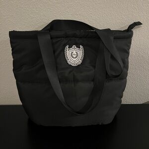 Victoria secret pink puffy tote bag